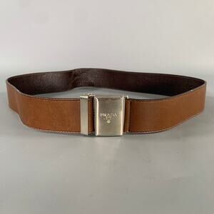 PRADA Brown Leather Belt